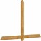 Ekena Millwork Eugene Rough Sawn Timber Gable Bracket, Western Red Cedar, 72"W x 48"H x 2"D x 4"F, 16/12 Pitch GBW072X48X0204EUG00RWR - alternate 4